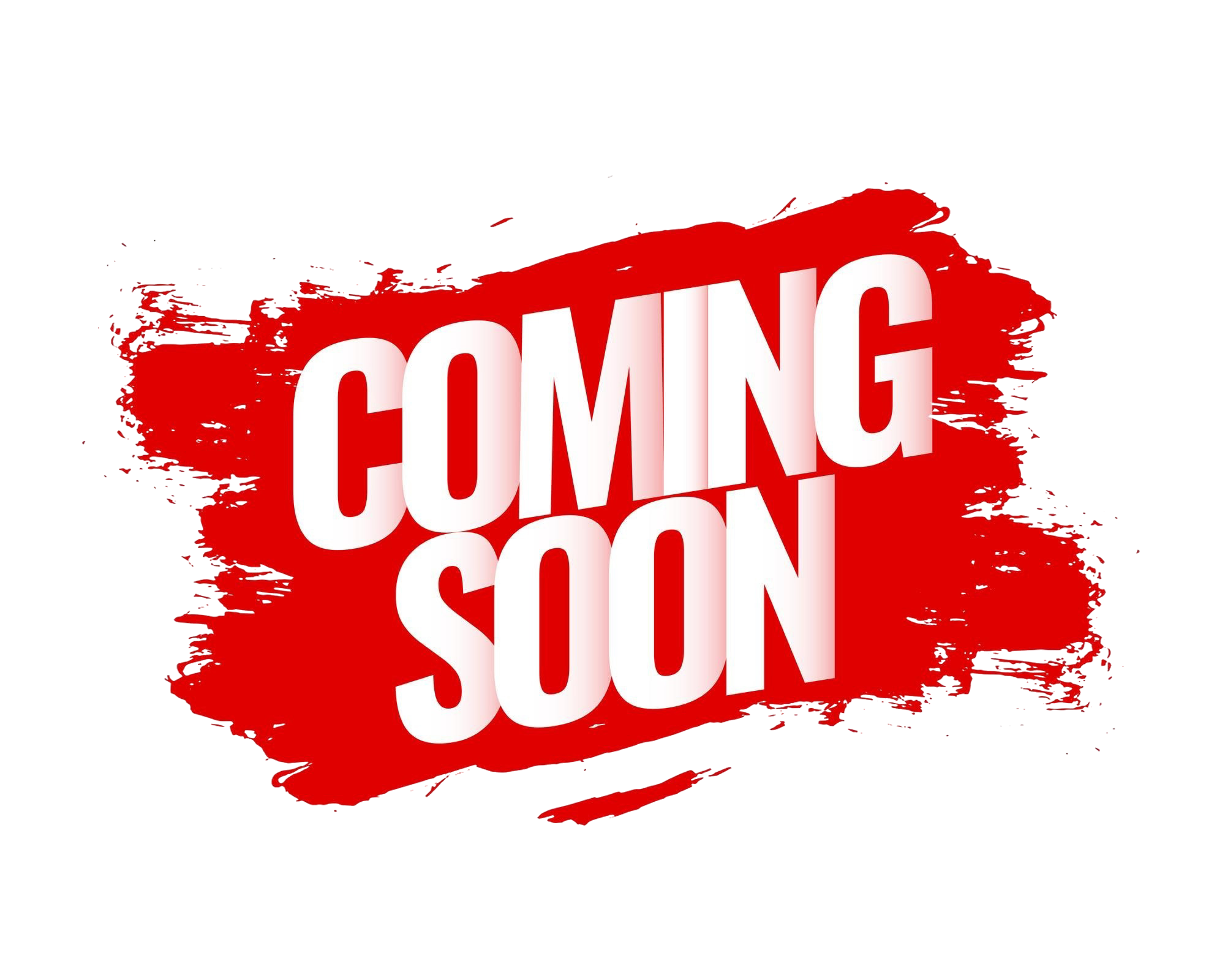 Coming soon banner announcement red background | Sisterloc Shop .